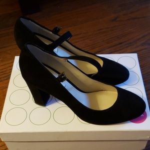 Boden Black Suede Mary Jane